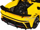 Ferrari SF90 XX Stradale Yellow with Black Top Race and Play Series 1/24 Diecast Model Car Bburago 26032YL