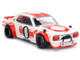 Nissan Skyline 2000GT R KPGC10 Kaido Works V2 RHD Right Hand Drive White with Red Stripes Designed by Jun Imai Kaido House Special 1/64 Diecast Model Car Mini GT KHMG211