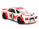 Nissan Skyline 2000GT R KPGC10 Kaido Works V2 RHD Right Hand Drive White with Red Stripes Designed by Jun Imai Kaido House Special 1/64 Diecast Model Car Mini GT KHMG211 Nissan Skyline 2000GT R KPGC10 Kaido Works V2 RHD Right Hand Drive White with Red Stripes Designed by Jun Imai Kaido House Special 1/64 Diecast Model Car Mini GT KHMG211