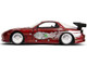 Dom s Mazda RX 7 Candy Red with Graphics The Fast and the Furious 2001 Movie Fast & Furious Series 1/32 Diecast Model Car Jada 35400