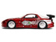 Dom s Mazda RX 7 Candy Red with Graphics The Fast and the Furious 2001 Movie Fast & Furious Series 1/32 Diecast Model Car Jada 35400