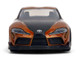 2020 Toyota Supra Orange Metallic with Black Stripes F9 2021 Movie Fast & Furious Series 1/32 Diecast Model Car Jada 35632
