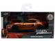 2020 Toyota Supra Orange Metallic with Black Stripes F9 2021 Movie Fast & Furious Series 1/32 Diecast Model Car Jada 35632