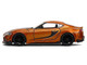 2020 Toyota Supra Orange Metallic with Black Stripes F9 2021 Movie Fast & Furious Series 1/32 Diecast Model Car Jada 35632 2020 Toyota Supra Orange Metallic with Black Stripes F9 2021 Movie Fast & Furious Series 1/32 Diecast Model Car Jada 35632