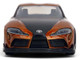 2020 Toyota Supra Orange Metallic with Black Stripes F9 2021 Movie Fast & Furious Series 1/32 Diecast Model Car Jada 35632 2020 Toyota Supra Orange Metallic with Black Stripes F9 2021 Movie Fast & Furious Series 1/32 Diecast Model Car Jada 35632