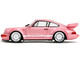 Porsche 911 Carrera RS 964 Pink Metallic with White Stripes Pink Slips Series 1/18 Diecast Model Car Jada 35727