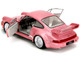 Porsche 911 Carrera RS 964 Pink Metallic with White Stripes Pink Slips Series 1/18 Diecast Model Car Jada 35727