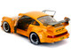 RWB Bodykit Hibiki Orange Metallic Pink Slips Series 1/18 Diecast Model Car Jada 36383