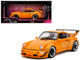 RWB Bodykit Hibiki Orange Metallic Pink Slips Series 1/18 Diecast Model Car Jada 36383