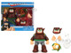 Wood Man 5 Moveable Figure Deluxe Version with Accessories and Alternate Head and Hands Mega Man 1987 Video Game Model Jada 34693