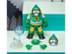 Bubble Man 5 Moveable Figure Deluxe Version with Accessories and Alternate Head and Hands Mega Man 1987 Video Game Model Jada 34694