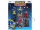 Set of 12 Diecast Figures Sonic The Hedgehog Video Games Nano Metalfigs Series Diecast Models Jada 37353