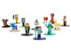 Set of 12 Diecast Figures Minecraft Video Game Nano Metalfigs Series Diecast Models Jada 37541