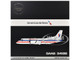 Saab 340B Commercial Aircraft "American Eagle N389AE White with Red and Blue Stripes Gemini 200 Series 1/400 Diecast Model Airplane GeminiJets G2AAL1339