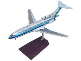 Boeing 727 100 Commercial Aircraft Eastern Air Lines N8120N Silver with Blue Stripes Gemini 200 Series 1/200 Diecast Model Airplane GeminiJets G2EAL1362
