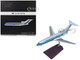 Boeing 727 100 Commercial Aircraft Eastern Air Lines N8120N Silver with Blue Stripes Gemini 200 Series 1/200 Diecast Model Airplane GeminiJets G2EAL1362