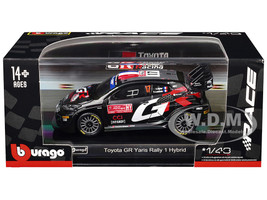 Toyota GR Yaris Rally1 Hybrid #17 Sebastien Ogier Vincent Landais Toyota Gazoo Racing WRT World Rally Championship 2024 Race Series 1/43 Diecast Model Car Bburago BB38323