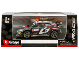 Toyota GR Yaris Rally1 Hybrid #69 Kalle Rovanpera Jonne Halttunen Toyota Gazoo Racing WRT World Rally Championship 2024 Race Series 1/43 Diecast Model Car Bburago BB38324
