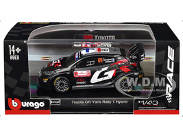 Toyota GR Yaris Rally1 Hybrid #69 Kalle Rovanpera Jonne Halttunen Toyota Gazoo Racing WRT World Rally Championship 2024 Race Series 1/43 Diecast Model Car Bburago BB38324