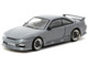 Nissan Silvia S14 Vertex RHD Right Hand Drive Gray Global64 Series 1/64 Diecast Model Tarmac Works T64G-018-GY