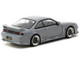 Nissan Silvia S14 Vertex RHD Right Hand Drive Gray Global64 Series 1/64 Diecast Model Tarmac Works T64G-018-GY