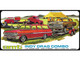 Skill 2 Model Kit Indy Drag Combo Chevrolet II Wagon and Funny Car with Trailer 3 in 1 Set 1/25 Scale Model AMT AMT1520