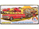 Skill 2 Model Kit Indy Drag Combo Chevrolet II Wagon and Funny Car with Trailer 3 in 1 Set 1/25 Scale Model AMT AMT1520