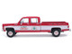 1976 GMC Sierra Grande K2500 Wideside Pickup Truck St Nick s Christmas Tree Farm Red with White Sides Christmas Limited Edition 1/64 Diecast Model Car IXO Models IA64020