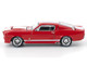 Shelby Mustang GT500 Red Metallic with White Stripes 1/64 Diecast Model Car Pop Race PR640182 Shelby Mustang GT500 Red Metallic with White Stripes 1/64 Diecast Model Car Pop Race PR640182