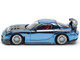 Mazda RX 7 RE Amemiya Widebody RHD Right Hand Drive Blue Chrome with Carbon Hood 1/64 Diecast Model Car Pop Race PR640223 Mazda RX 7 RE Amemiya Widebody RHD Right Hand Drive Blue Chrome with Carbon Hood 1/64 Diecast Model Car Pop Race PR640223