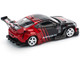 Toyota Pandem GR86 Advan Black and Red with Graphics 1/64 Diecast Model Car Pop Race PR640228 Toyota Pandem GR86 Advan Black and Red with Graphics 1/64 Diecast Model Car Pop Race PR640228