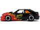 1989 Ford Mustang GT Black with Red Flame Graphics and Chester Cheetah Diecast Figure Cheetos Flamin Hot Hollywood Rides Series 1/24 Diecast Model Car Jada JA36255 1989 Ford Mustang GT Black with Red Flame Graphics and Chester Cheetah Diecast Figure Cheetos Flamin Hot Hollywood Rides Series 1/24 Diecast Model Car Jada JA36255