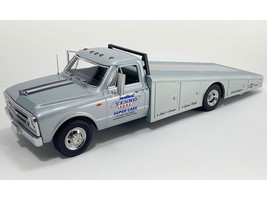 1967 Chevrolet C 30 Ramp Truck Yenko Super Cars Silver Metallic Limited Edition to 248 pieces Worldwide 1/18 Diecast Model Car ACME A1801712