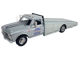 1967 Chevrolet C 30 Ramp Truck Yenko Super Cars Silver Metallic Limited Edition to 248 pieces Worldwide 1/18 Diecast Model Car ACME A1801712
