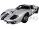 1966 Ford GT 40 MKII #F85 Silver Metallic with Black Stripes 1/18 Diecast Model Car ACME SC18001 1966 Ford GT 40 MKII #F85 Silver Metallic with Black Stripes 1/18 Diecast Model Car ACME SC18001