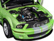 2007 Ford Shelby GT500 Lime Green Metallic with Silver Stripes Shelby Collectibles Series 1/18 Diecast Model Car ACME SC18004