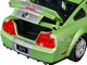 2007 Ford Shelby GT500 Lime Green Metallic with Silver Stripes Shelby Collectibles Series 1/18 Diecast Model Car ACME SC18004