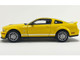 2007 Ford Shelby GT500 Yellow with Silver Stripes Shelby Collectibles Series 1/18 Diecast Model Car ACME SC18005