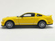 2007 Ford Shelby GT500 Yellow with Silver Stripes Shelby Collectibles Series 1/18 Diecast Model Car ACME SC18005