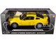 2007 Ford Shelby GT500 Yellow with Silver Stripes Shelby Collectibles Series 1/18 Diecast Model Car ACME SC18005