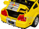 2007 Ford Shelby GT500 Yellow with Silver Stripes Shelby Collectibles Series 1/18 Diecast Model Car ACME SC18005