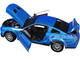 2007 Ford Shelby GT500 Windveil Blue Metallic Shelby Collectibles Series 1/18 Diecast Model Car ACME SC18006