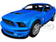2007 Ford Shelby GT500 Windveil Blue Metallic Shelby Collectibles Series 1/18 Diecast Model Car ACME SC18006