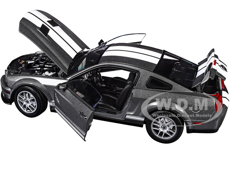 2007 FORD SHELBY GT500 ALLOY GRAY 1/18 DIECAST MODEL CAR BY ACME