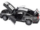2007 Ford Shelby GT500 Alloy Gray Metallic with White Stripes Shelby Collectibles Series 1/18 Diecast Model Car ACME SC18007