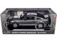 2007 Ford Shelby GT500 Alloy Gray Metallic with White Stripes Shelby Collectibles Series 1/18 Diecast Model Car ACME SC18007