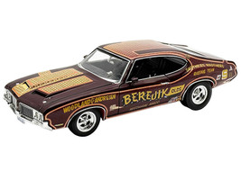 1970 Oldsmobile 442 W30 Berejik Olds Brown with Gold Graphics Limited Edition to 402 pieces Worldwide 1/18 Diecast Model Car ACME A1805629