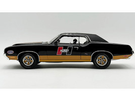 1970 Oldsmobile Cutlass SX Hurst Edition Black with Brown Stripes Limited Edition to 414 pieces Worldwide 1/18 Diecast Model Car ACME A1805630