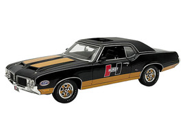 1970 Oldsmobile Cutlass SX Hurst Edition Black with Brown Stripes Limited Edition to 414 pieces Worldwide 1/18 Diecast Model Car ACME A1805630