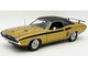 1971 Dodge Challenger R T GY8 Gold Metallic with Black Stripes and Black Vinyl Top Limited Edition to 360 pieces Worldwide 1/18 Diecast Model Car ACME A1806030 1971 Dodge Challenger R T GY8 Gold Metallic with Black Stripes and Black Vinyl Top Limited Edition to 360 pieces Worldwide 1/18 Diecast Model Car ACME A1806030